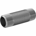 Bsc Preferred Alloy 20 Stainless Steel Pipe Fitting Pipe Nipple Threaded on Both Ends 3/4 NPT 3 Long 2698K39